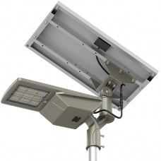 Solar Φωτιστικό Δρόμου LED Philips 30W 5900lm με Φωτοβολταϊκό πάνελ & Μπαταρία σε Λευκό Φως Στεγανό IP66  SSL30P50